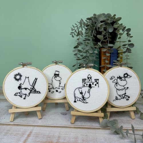 Moomin Mini Moomin Embroidery Kit Bundle