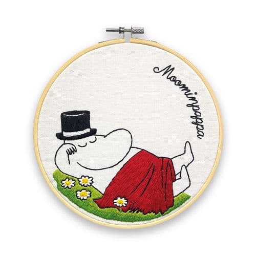 Moomin Moominpappa Snoozing Embroidery Kit