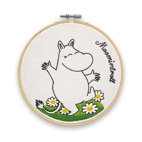 Moomin Moomintroll Dancing Embroidery Kit