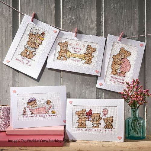 Mother's Day Bear Cards WOXS Issue 330 project pack