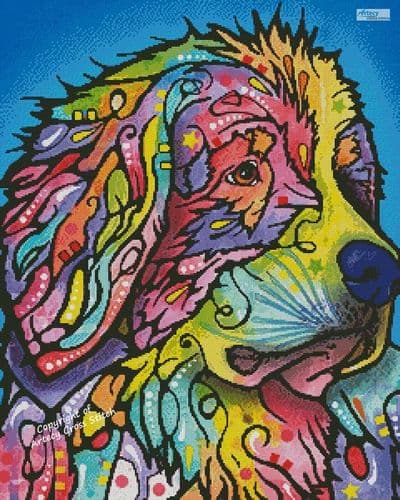 Mountain Dog by Artecy printed cross stitch chart