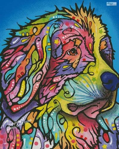 Mountain Dog (Large) by Artecy printed cross stitch chart