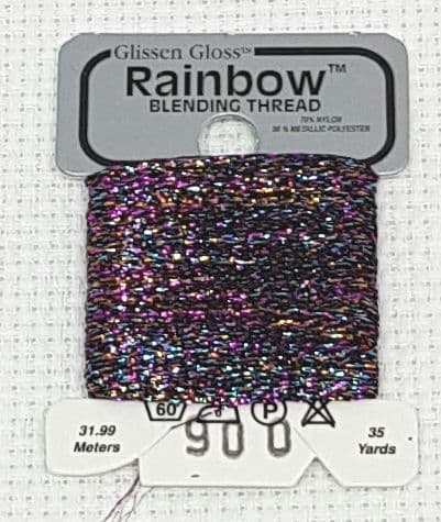 Multi Black GlissenGloss Rainbow Thread 286 (285) / R900