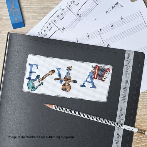 Musical Instruments ABC WOXS Issue 329 project pack