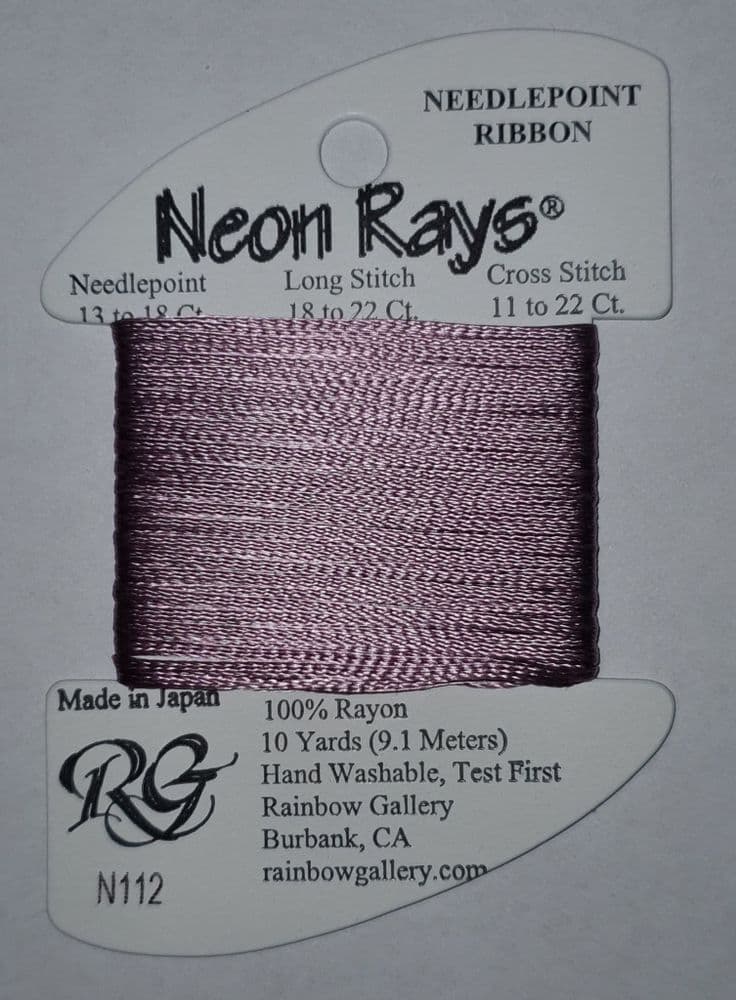 N112 Antique Rose Neon Rays thread