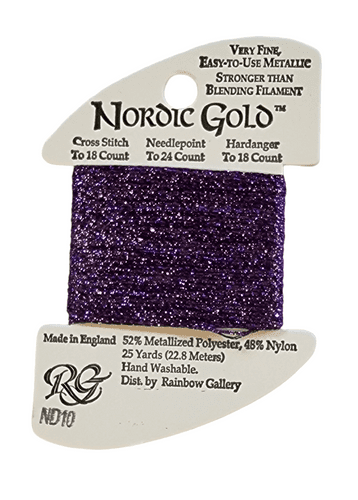 ND10 Nordic Gold Braid - Purple