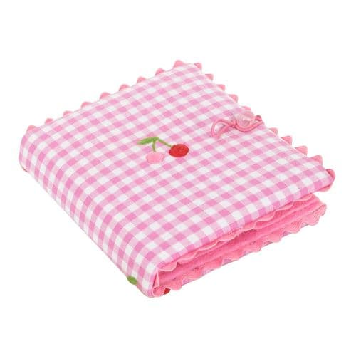 Needle Case: Embroidered Cherries