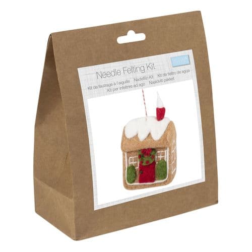 Needle Felting Kit: Festive House