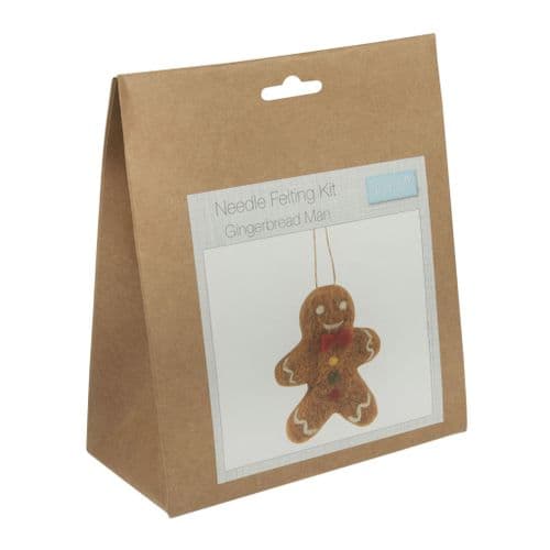 Needle Felting Kit: Gingerbread Man