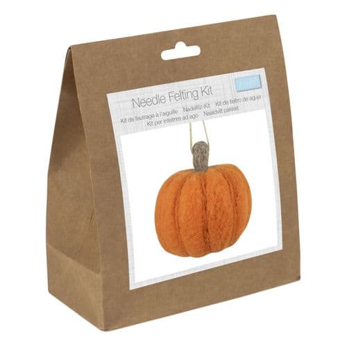 Needle Felting Kit: Pumpkin