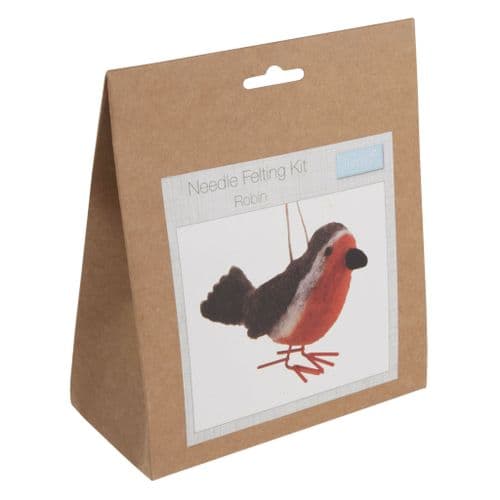Needle Felting Kit: Robin