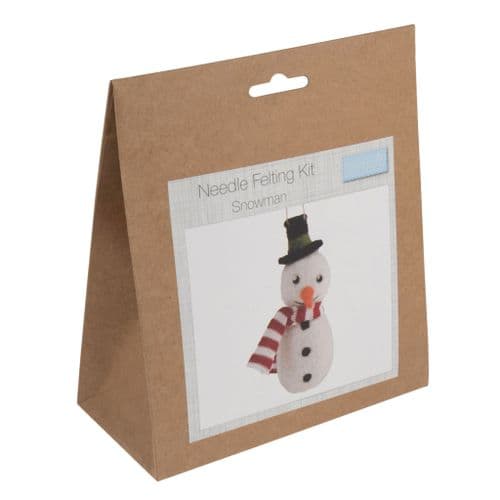 Needle Felting Kit: Snowman