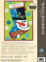 Needlepoint Kit: Stocking: Patterned Snowman by Dimensions