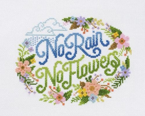 No Rain, No Flowers WOXS Issue 351 project pack