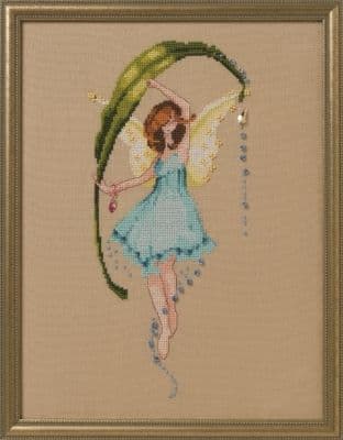 Nora Corbett Dewdrops printed cross stitch chart