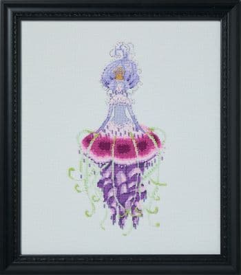 Nora Corbett Miss Jellyfish printed cross stitch chart