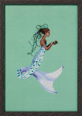 Nora Corbett St Thomas Mermaid printed cross stitch chart