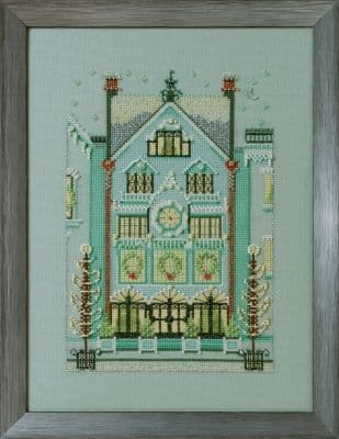 Nora Corbett The Clockmaker's House printed cross stitch chart