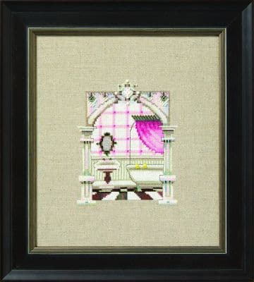 Nora Corbett The Powder Room The Doll House printed cross stitch chart