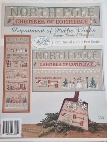 North Pole Chamber of Commerce Department of Public Works Snow Control Division cross stitch chart
