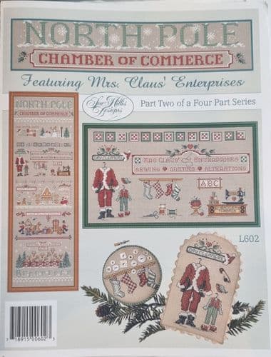 North Pole Chamber of Commerce Featuring Mrs Claus' Enterprises cross stitch chart