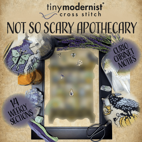Not So Scary Apothecary SAL from Tiny Modernist Project Pack