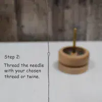 Nurge Beechwood Bead Stringing Tool