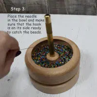Nurge Beechwood Bead Stringing Tool