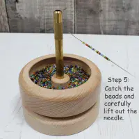 Nurge Beechwood Bead Stringing Tool