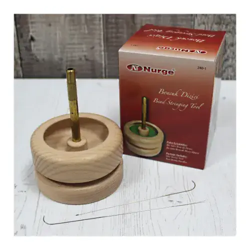 Nurge Beechwood Bead Stringing Tool