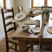Nurge Embroidery Table Clamp Stand with 360 Swivel 190-16