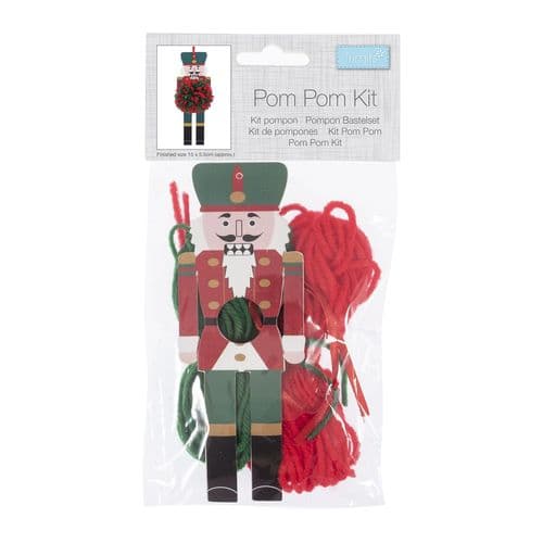 Nutcracker Pom Pom Decoration Kit