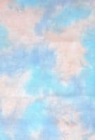Ocean Sunset Evenweave hand dyed by Fabrics by CraftiKate