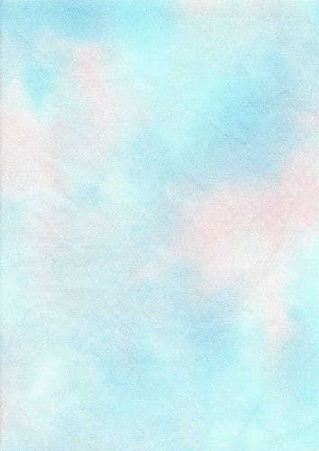 Ocean Sunset Linen hand dyed by Fabrics by CraftiKate