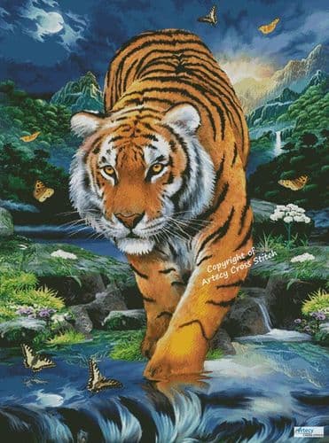 On the Prowl (Large) by Artecy printed cross stitch chart