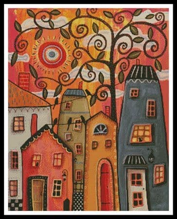 One Afternoon by Artecy printed cross stitch chart