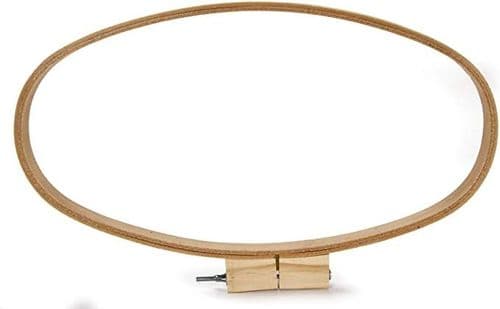 Oval Quilting Hoop 15" x 8"