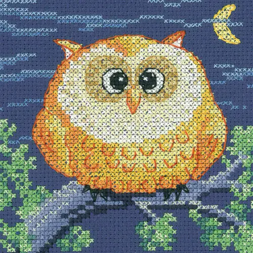 Owl cross stitch chart - Karen Carter Collection