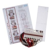 Owls Bookmark cross stitch kit