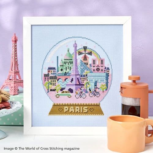 Paris Snow Globe Paris in the Spring WOXS Issue 356 project pack