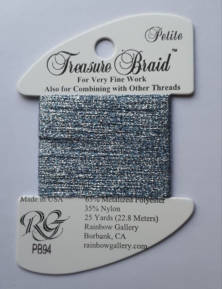 PB94 Crystal Blue Petite Treasure Braid