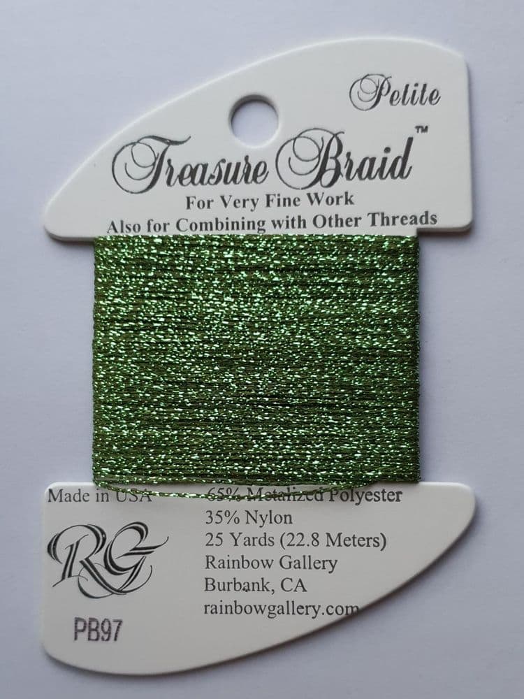PB97 Moss Green Petite Treasure Braid