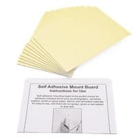 Peak Dale Self Adhesive Mount Board Pk 10 - 4 x 6 Inches