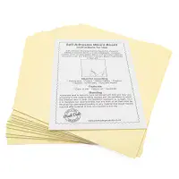 Peak Dale Self Adhesive Mount Board Pk 10 - 8 x 10 Inches