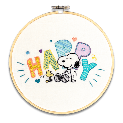 Peanuts - Happy Snoopy Embroidery Kit