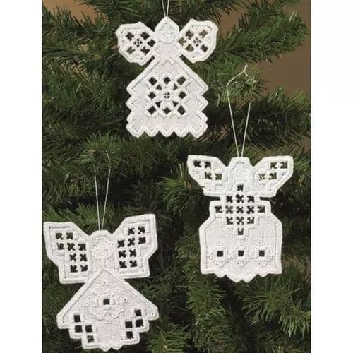 Permin Angels I Christmas Hardanger Kit