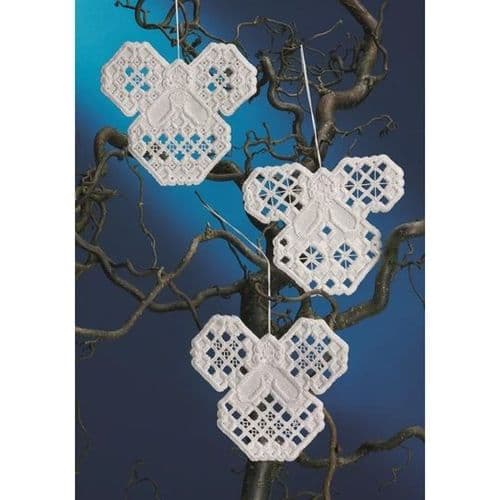Permin Angels III Christmas Hardanger Kit