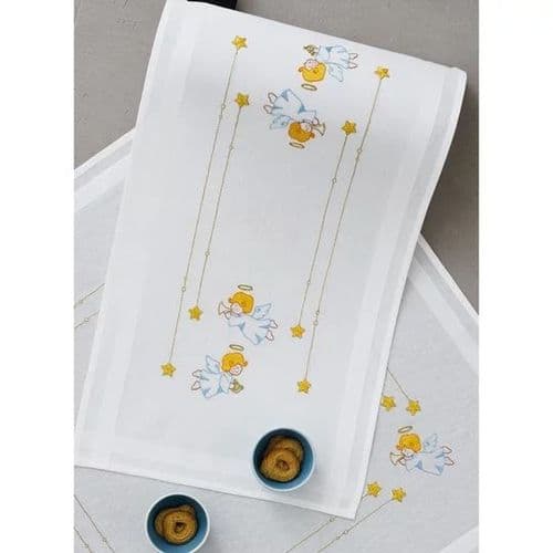 Permin Angels Table Runner Christmas embroidery kit