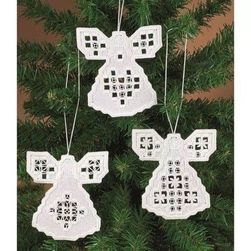 Permin Angels VII Christmas Hardanger Kit