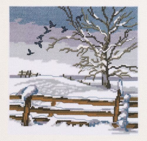 Permin Birds Christmas Cross Stitch Kit